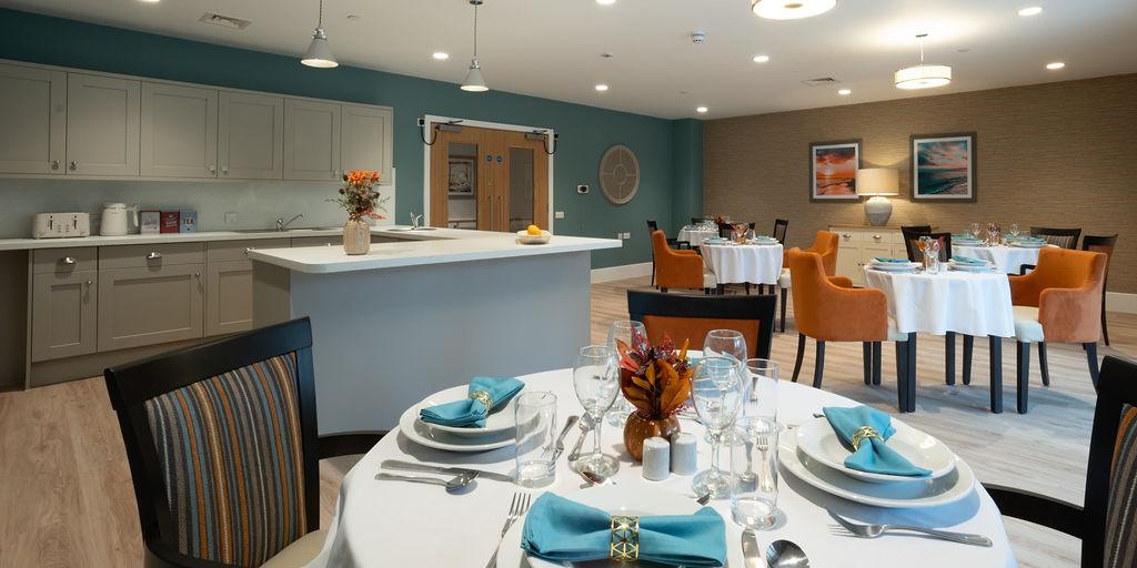 dining room at Sandmere Care Home