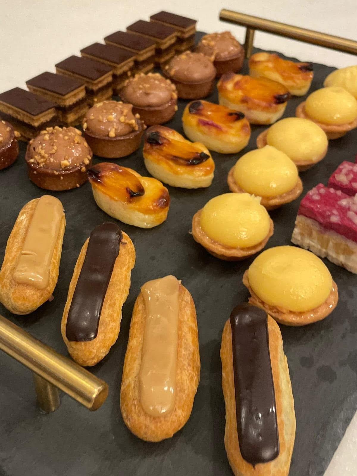 sweet treats on the table baked by our team