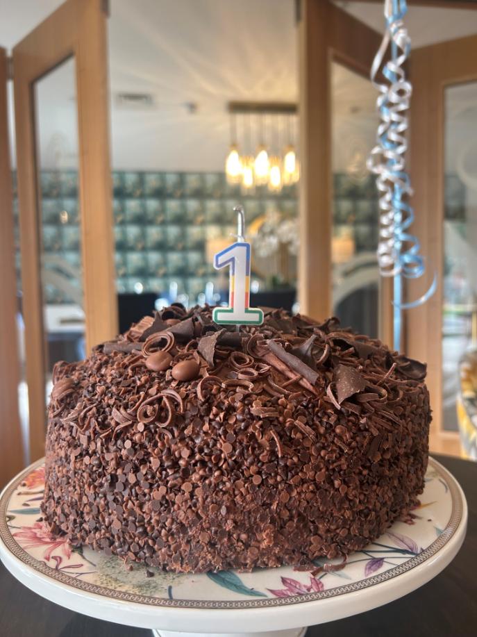 1st birthday cake for sandmere