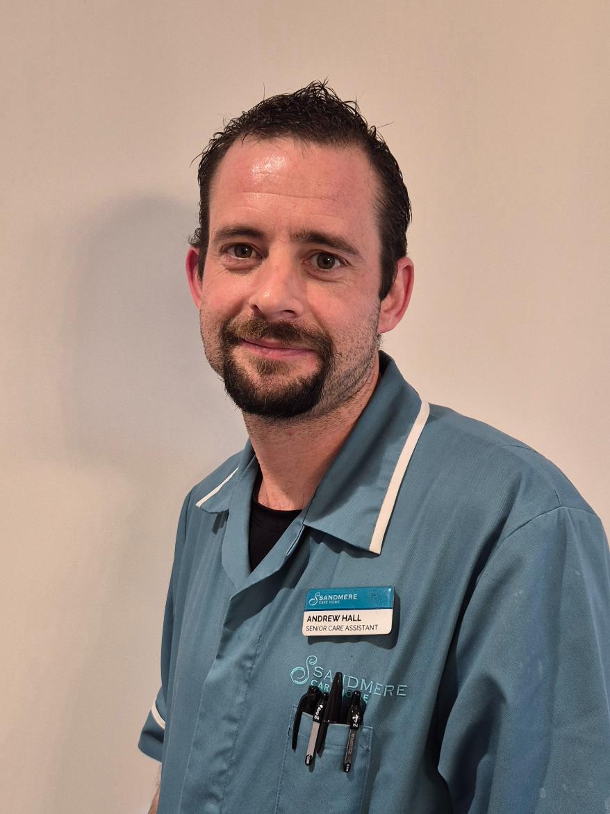 andrew hall, close up photo