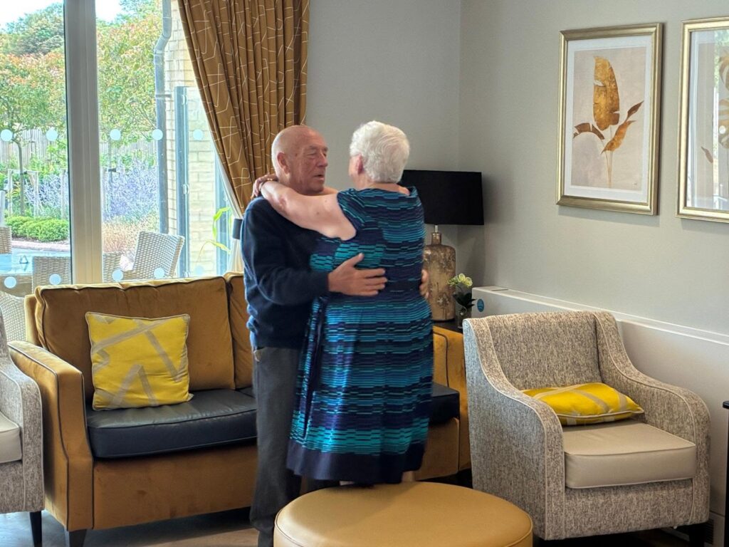 residents dancing at Sandmere care home